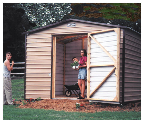 Backyard Storage Guard Houses Mancamps More Morgan Buildings