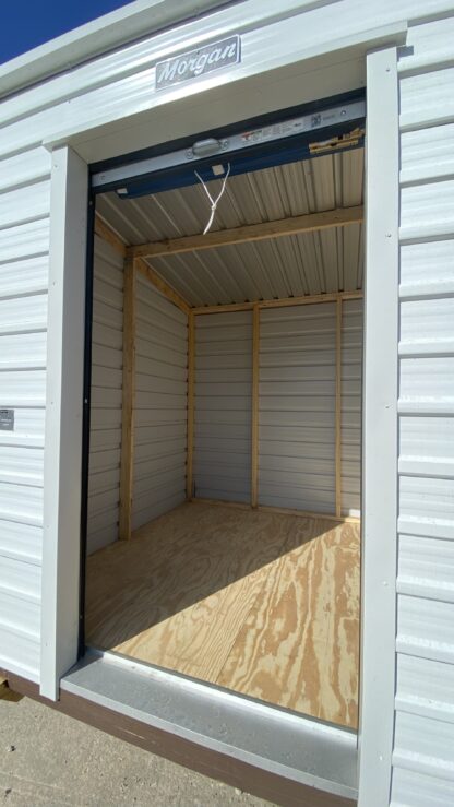 08 x 08 Slant Roof Storage w/ Rollup Door - Image 2