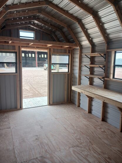 10 x 20 Porch Barn w/ Work Bench and Loft - H205166 - Image 2