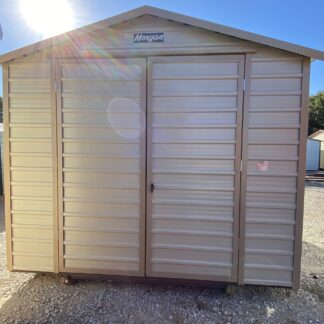 10 x 10 Peak Storage w/ Double Doors and Window