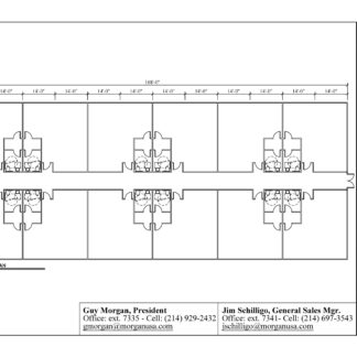 68 x 168 Classroom Building with Restrooms