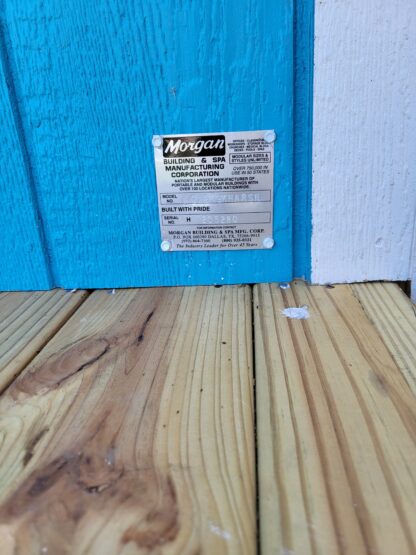 10 x 12 Custom Light Blue Smart Panel Wood Shed - H205280 - Image 11