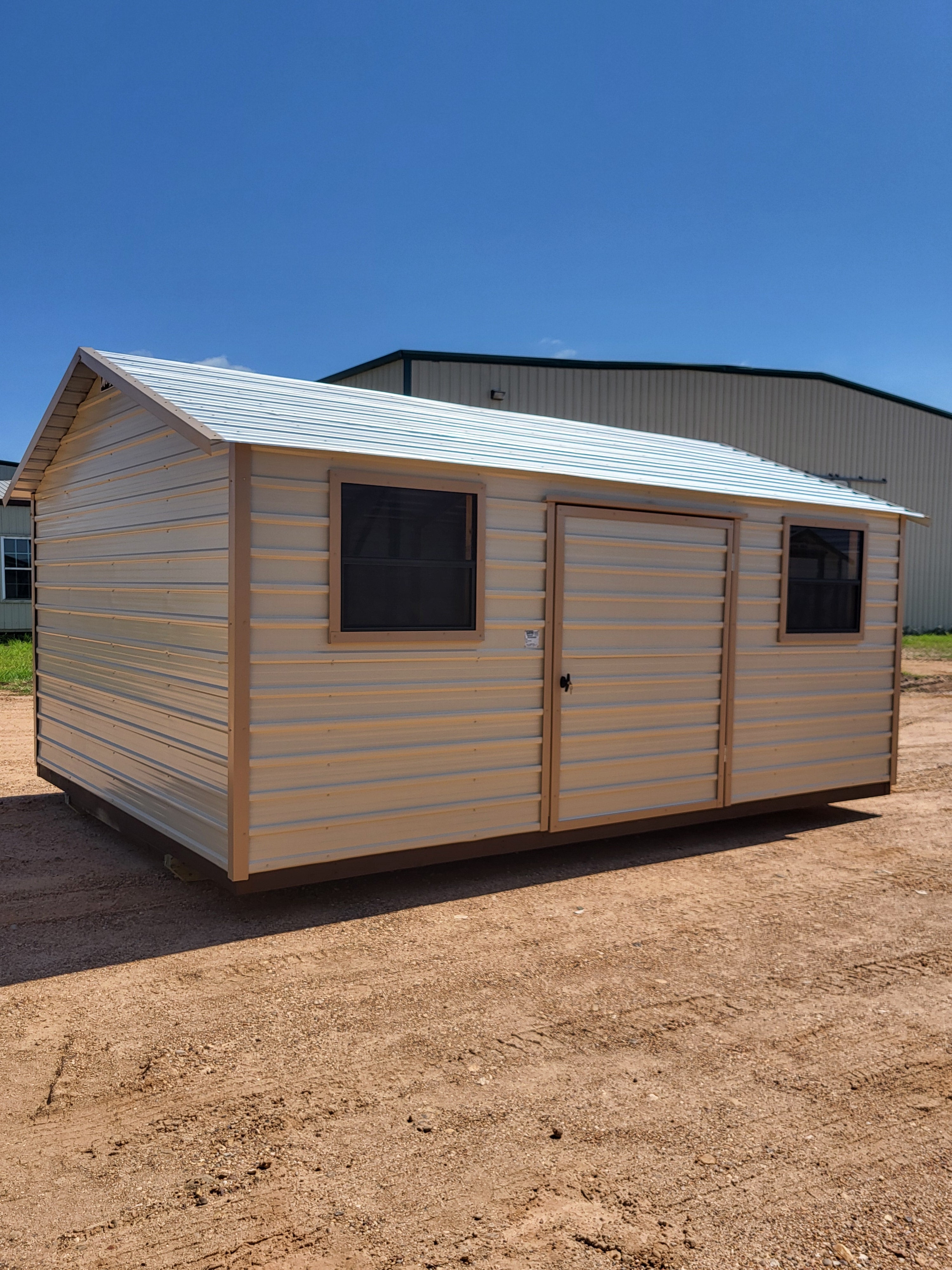 12 x 16  Peak Storage w/ Three Windows - H205324