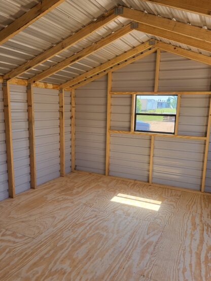 12 x 16  Peak Storage w/ Three Windows - H205324 - Image 3