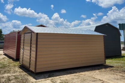10 x 16 Tan Steel Peak Storage Barn - H204643 - Image 2