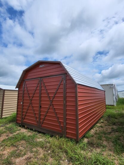 12 x 20 Classic Barn in Red w/ Double Doors - H205431 - Image 3