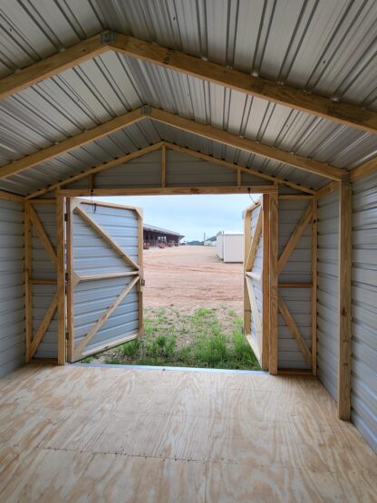 12 x 20 Peak Storage w/ Pass Thru Double Doors - H205368 - Image 3