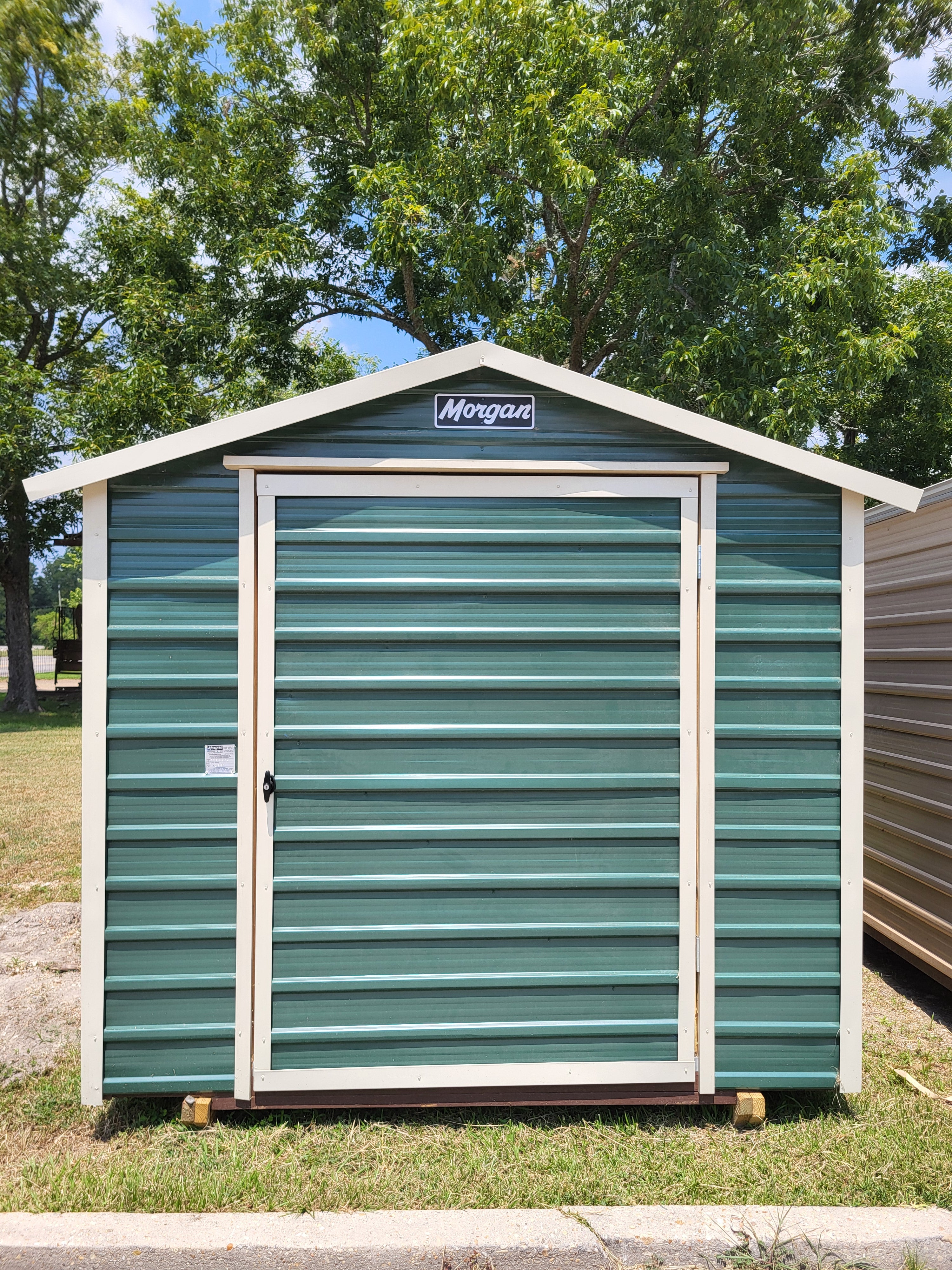 08 x 08 Green w Almond Trim Storage - H205455