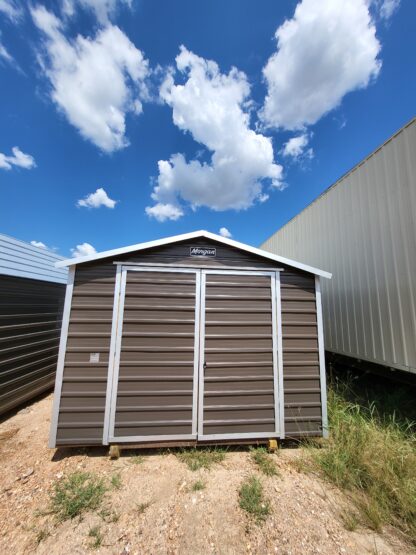 10 x 12 in Dark Grey with Double Doors and Window - H205689 - Image 3