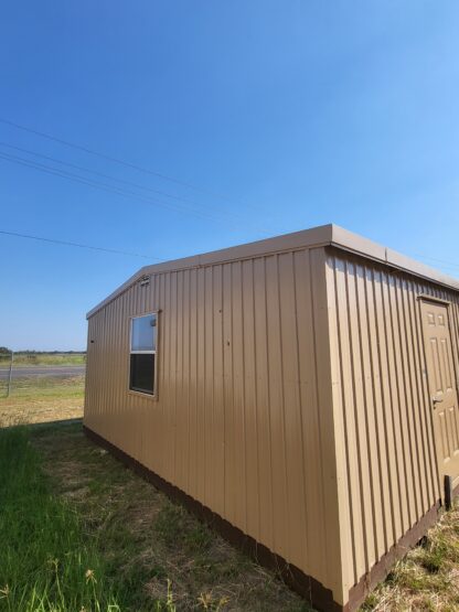 16 x 20 Steel Morgan in Tan Siding and Trim with Full Electrical - H204095 - Image 2