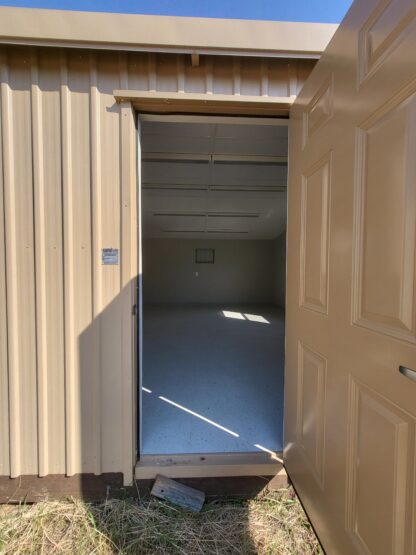 16 x 20 Steel Morgan in Tan Siding and Trim with Full Electrical - H204095 - Image 4