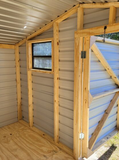 08 x 12 Peak Storage w/ Front Window - H205676 - Image 3
