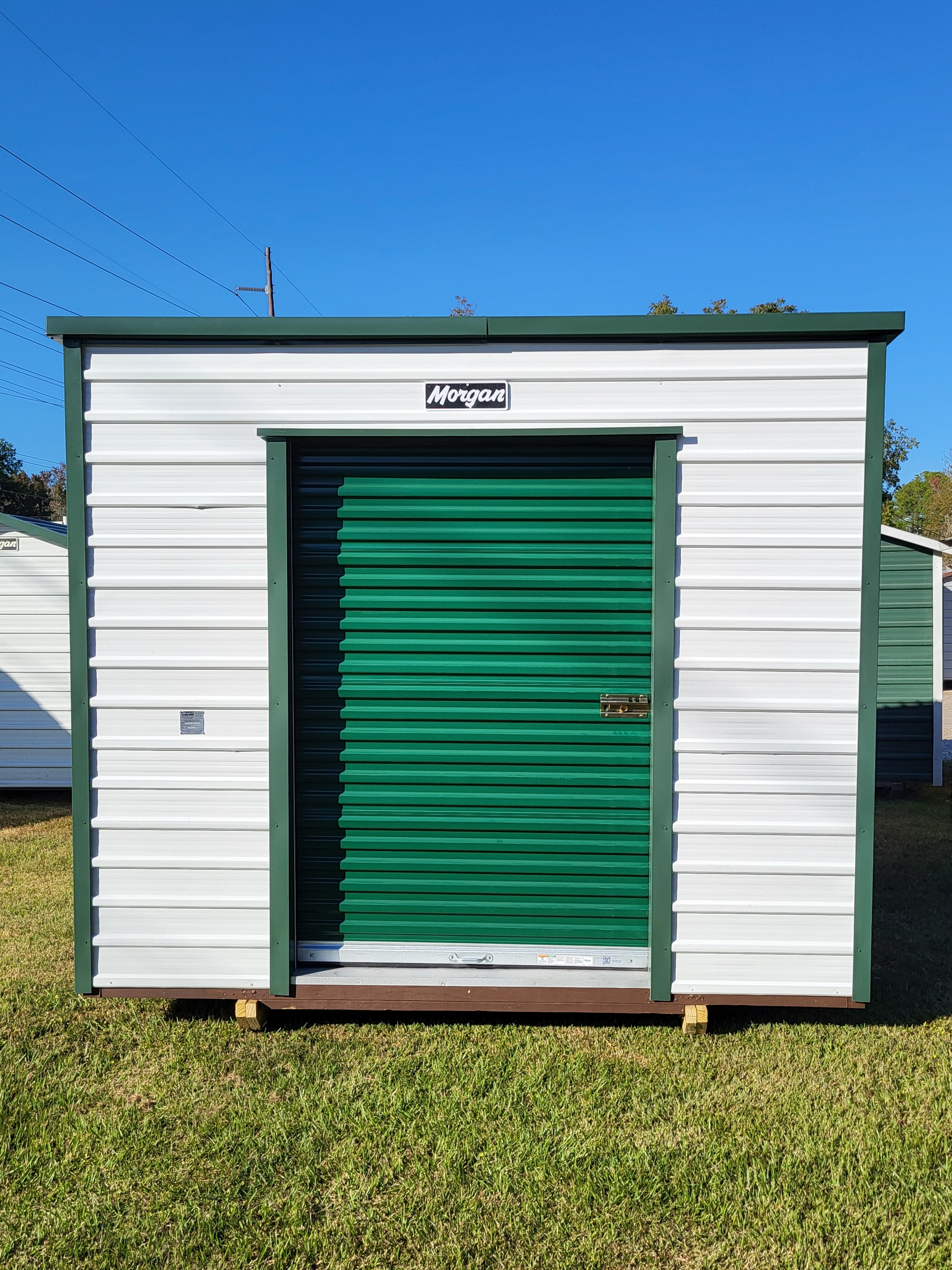 10 x 12 Sloped Roof w/ Rollup Door - H205759