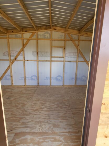 14 x 20 Log Cabin with Covered Front Porch - H205763 - Image 7