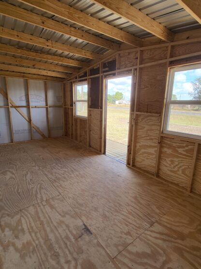 14 x 20 Log Cabin with Covered Front Porch - H205763 - Image 6
