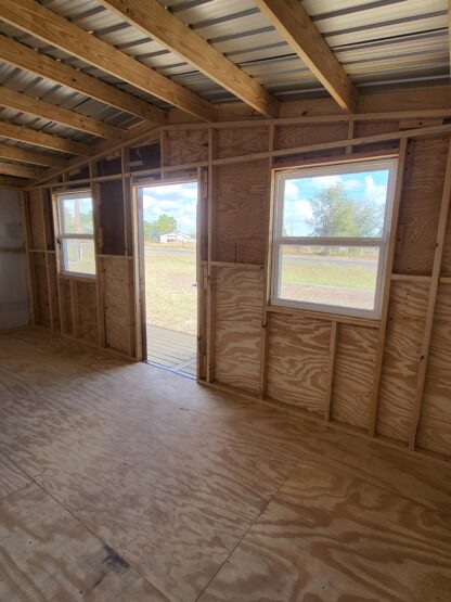 14 x 20 Log Cabin with Covered Front Porch - H205763 - Image 3