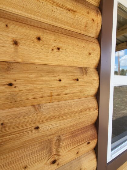 14 x 20 Log Cabin with Covered Front Porch - H205763 - Image 5