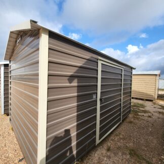 08 x 12 Peak Storage in Dark Grey Steel with Almond Trim - H205699