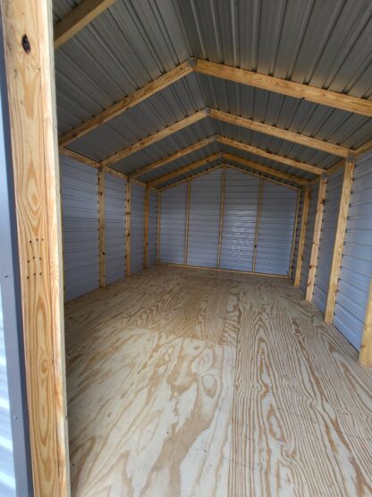 12 x 16 Double Door Peak Storage in Grey - H205186 - Image 4