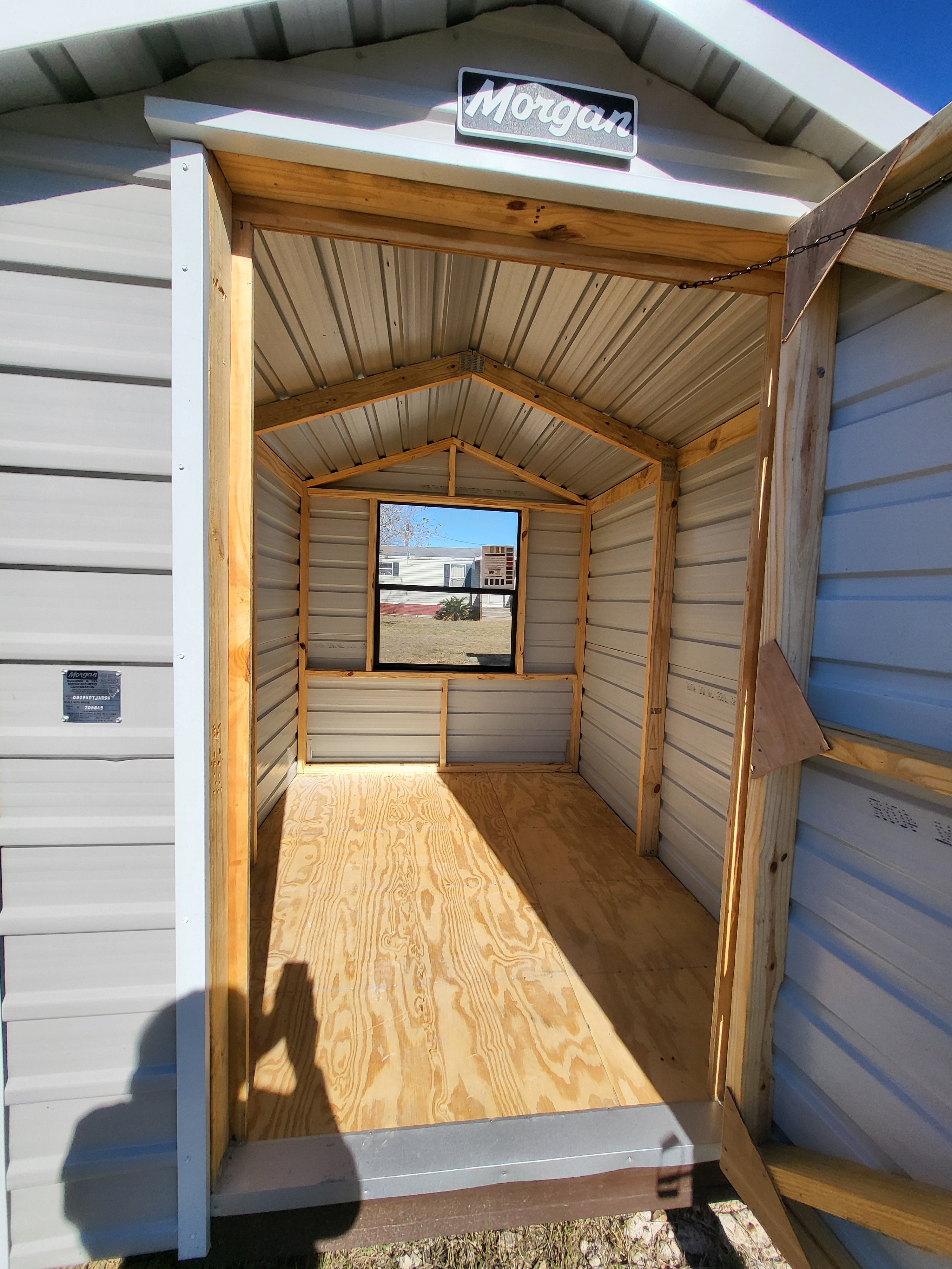 06 x 08 Steel Storage Shed with Window *Shiner Lot* 25% OFF! - H205649