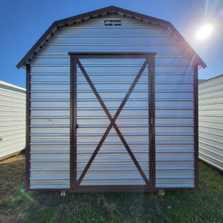 10 x 12 Galvalume Steel Classic Barn with Single Door - H205804