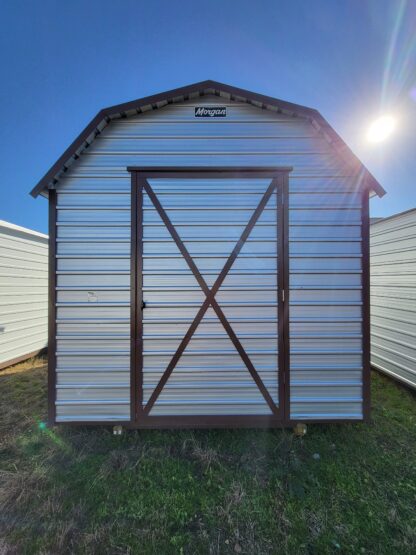 10 x 12 Galvalume Steel Classic Barn with Single Door - H205804