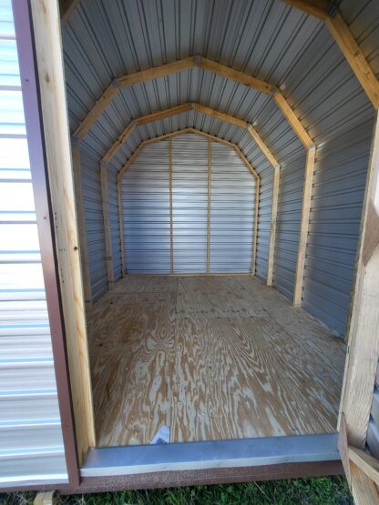 10 x 12 Galvalume Steel Classic Barn with Single Door - H205804 - Image 2