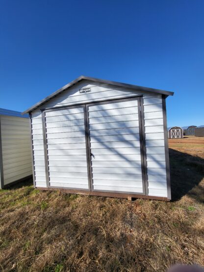 12 x 20 Peak Storage w/ Pass Thru Double Doors - H205368 - Image 7
