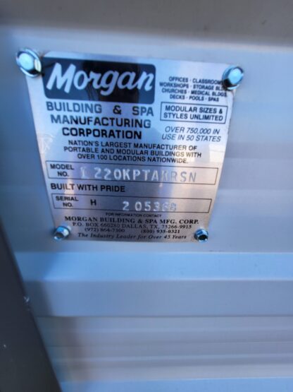 12 x 20 Peak Storage w/ Pass Thru Double Doors - H205368 - Image 8