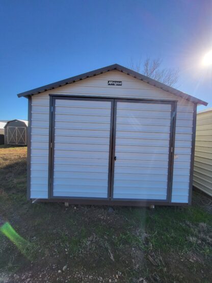 12 x 20 Peak Storage w/ Pass Thru Double Doors - H205368 - Image 2