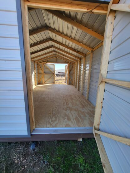 12 x 20 Peak Storage w/ Pass Thru Double Doors - H205368 - Image 5