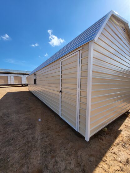 12 x 40 "Extra Large" Classic Steel Barn/Garage with Side Door - H205963 - Image 3