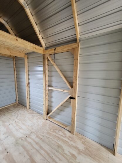 10 x 24 Morgan Barn with Double Doors, Loft, Window, and Side Door - H205978 - Image 4