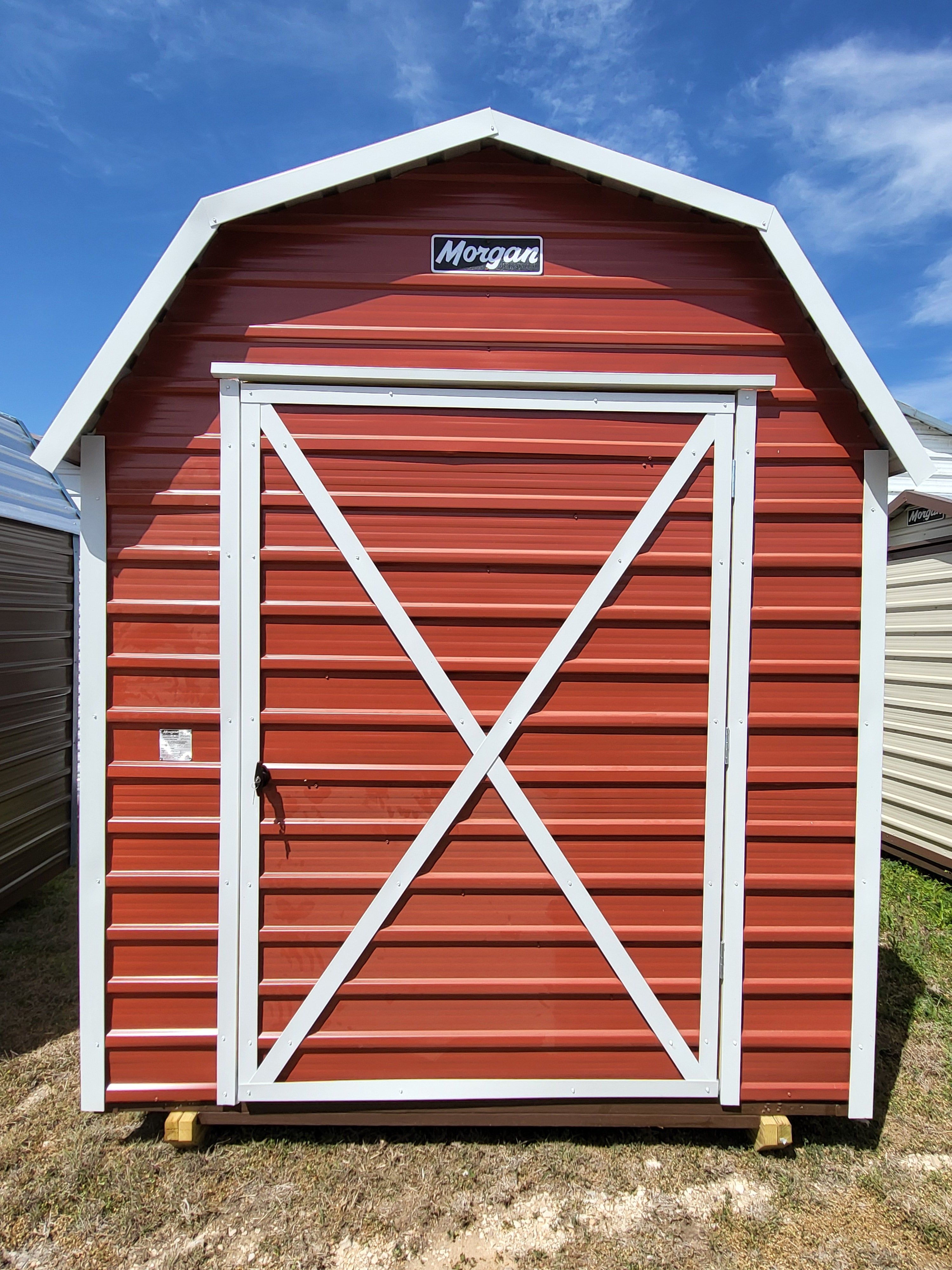 07 x 08 Red Mini Morgan Barn is HERE!!! 25% OFF Sale! - H206069