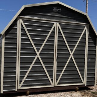 12 x 12 Barn Storage w/ Double Doors and Window