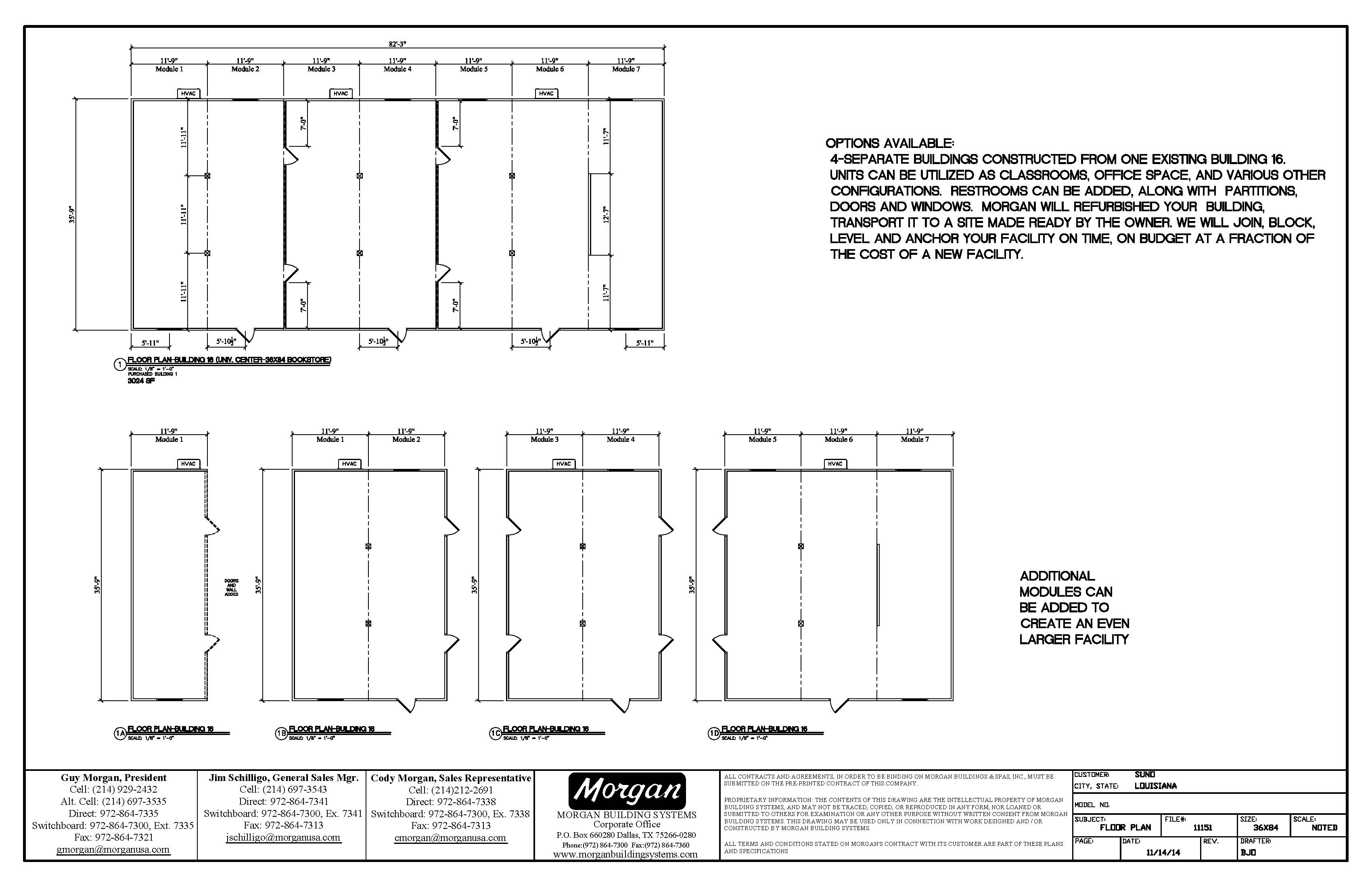 36 x 84 Multiuse Open Floorplan