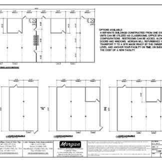 36 x 96  Open Floorplan with Storage Closet