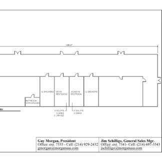 50 x 168 Shower and Restroom Facility