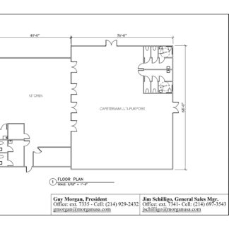 40 x 60 Kitchen and Dining Facility