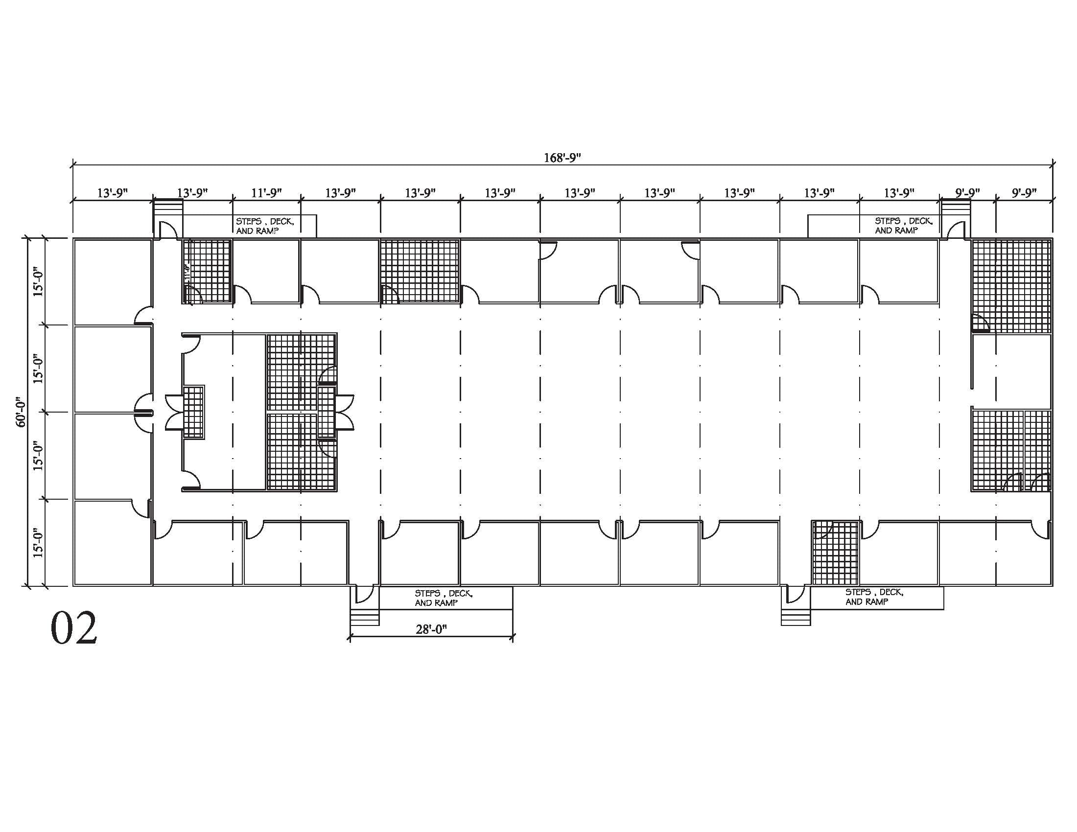 60 x 169 Office Building