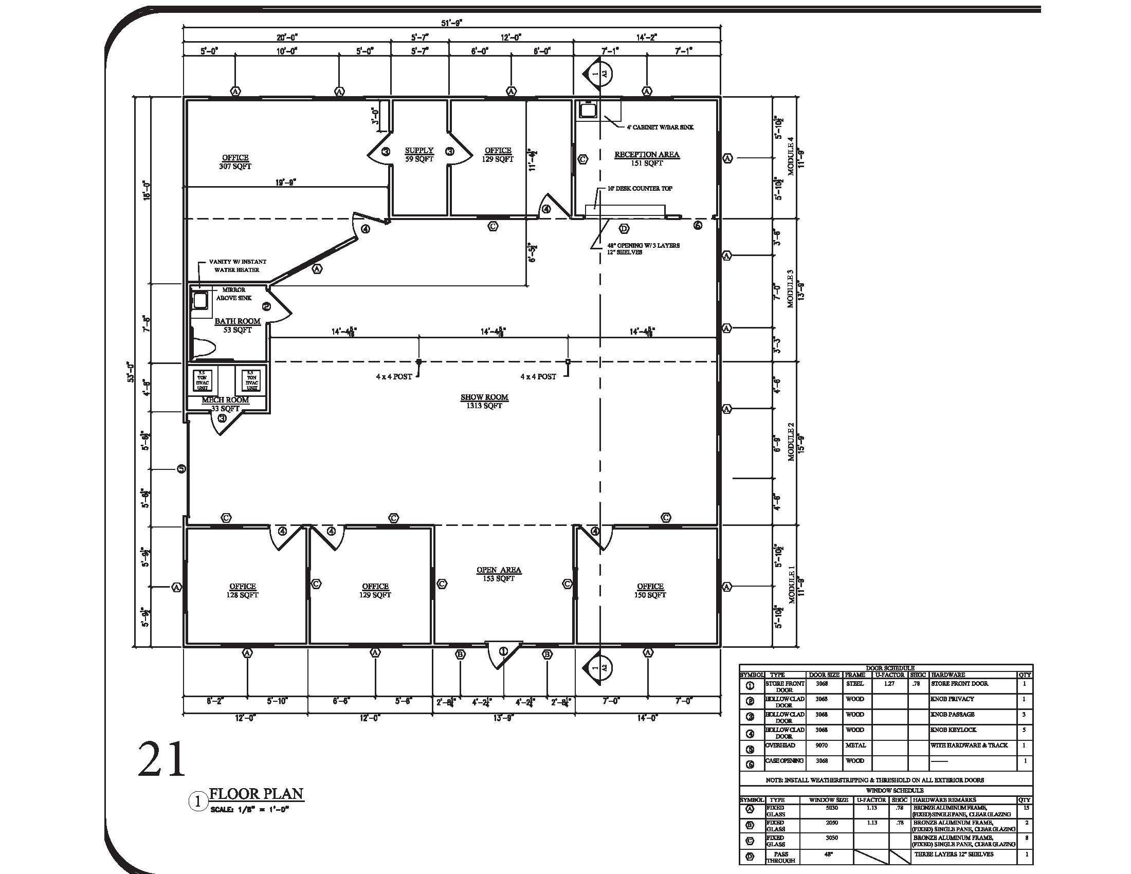 52 x 53 Office Building