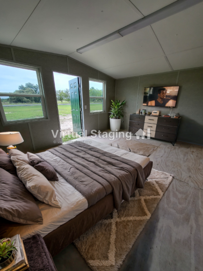 12 x 16  Almond Steel Morgan Finished out with Electrical - H204189 - Image 3