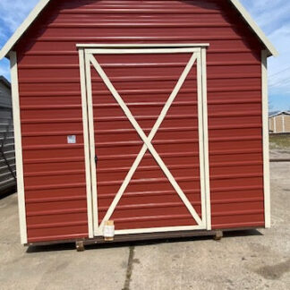 10 x 16 Barn Style w/ Large Single Door - H205474