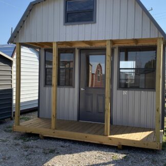 12 x 20 Tall Barn w/ Porch and Loft