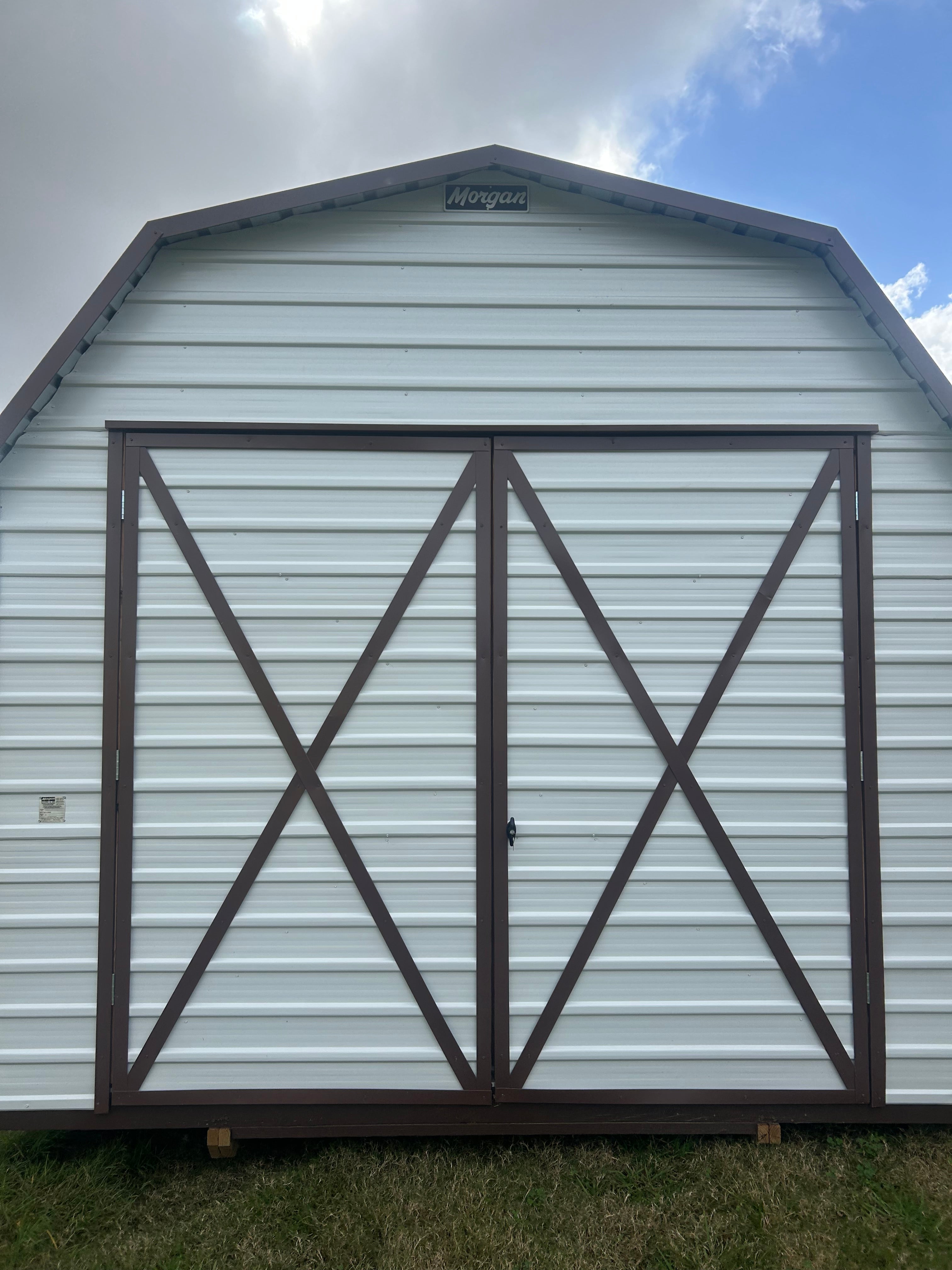 12 x 16 Barn Style Storage w/ Double Doors - H205660