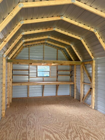 12 x 32 Garage w/ Shelves, Window and Roll Up Door - H205075 - Image 6
