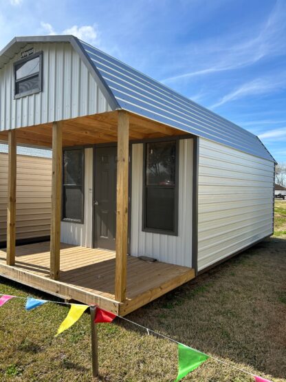 12 x 24 Mini Barn w/ Porch and Loft - H204577 - Image 3