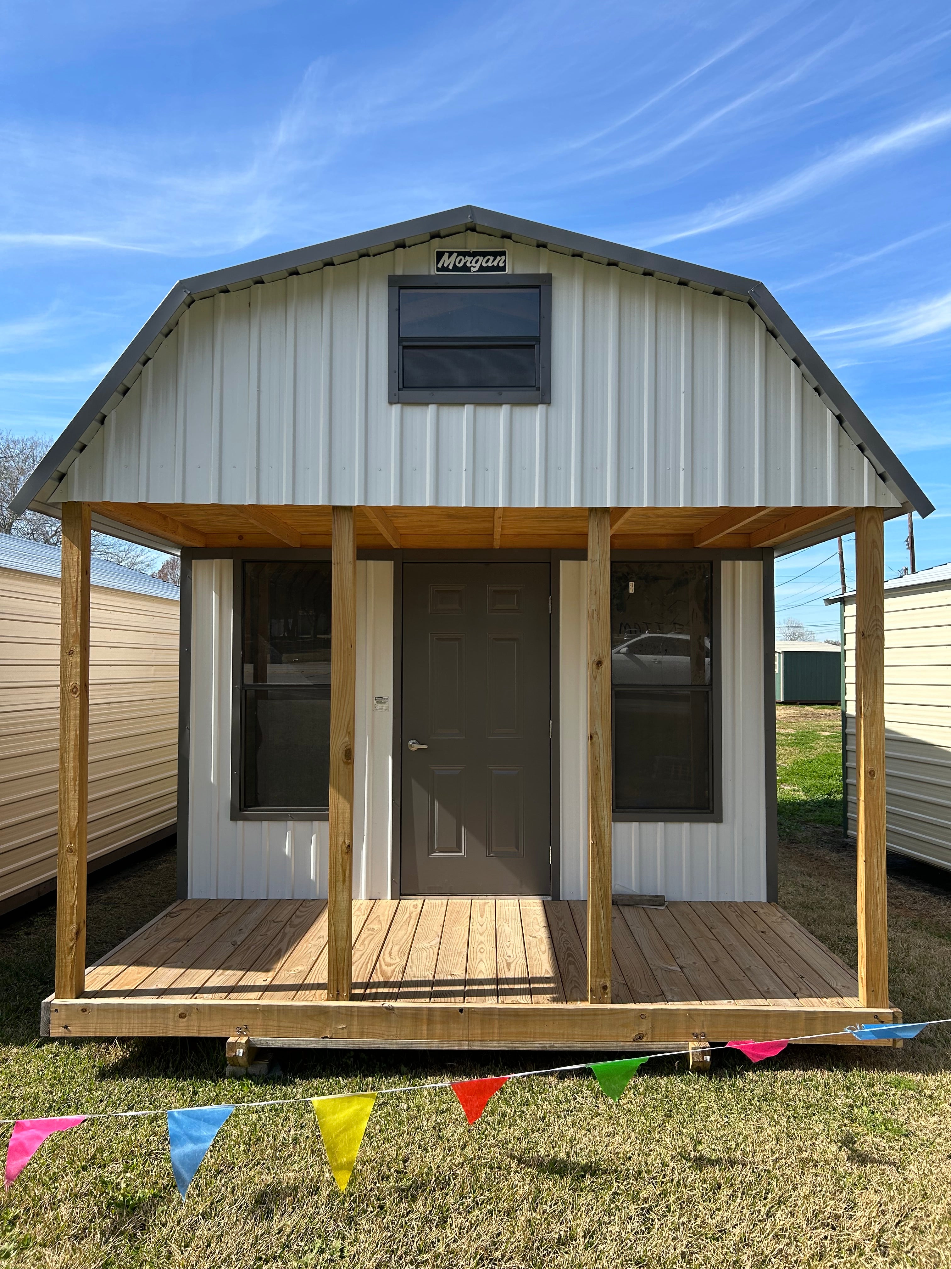 12 x 24 Mini Barn w/ Porch and Loft - H204577