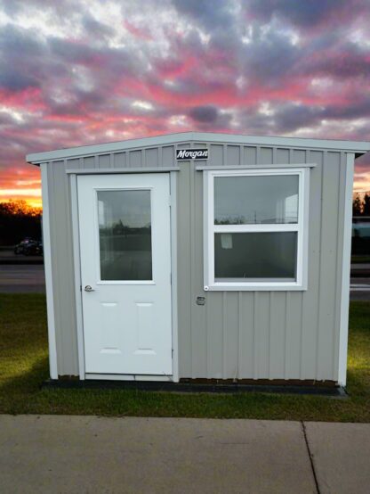 08 x 10 "Tiny Building/Guardhouse" Light Grey & White Steel - H205300 - Image 5
