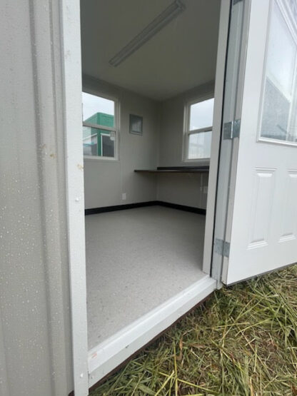 08 x 10 "Tiny Building/Guardhouse" Light Grey & White Steel - H205300 - Image 3